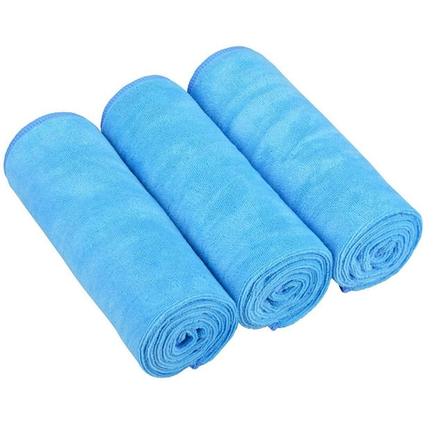 3-Pack Microfiber Health club Towels for Males & Ladies – Tender, Fast-Drying, Absorbent Yoga and Health Towels (14 x 30 inches)