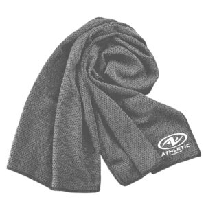 Athletic Works Charcoal Grey Yoga Microfiber Towel, Dimension 31.5″ x 16