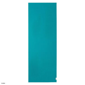 Gaiam Non-Slip Yoga and Pilates Mat Towel in Teal and Grey