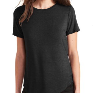 Hat and Past Ladies’s Curved Hem Train Tunic – Athleisure Yoga T-Shirt