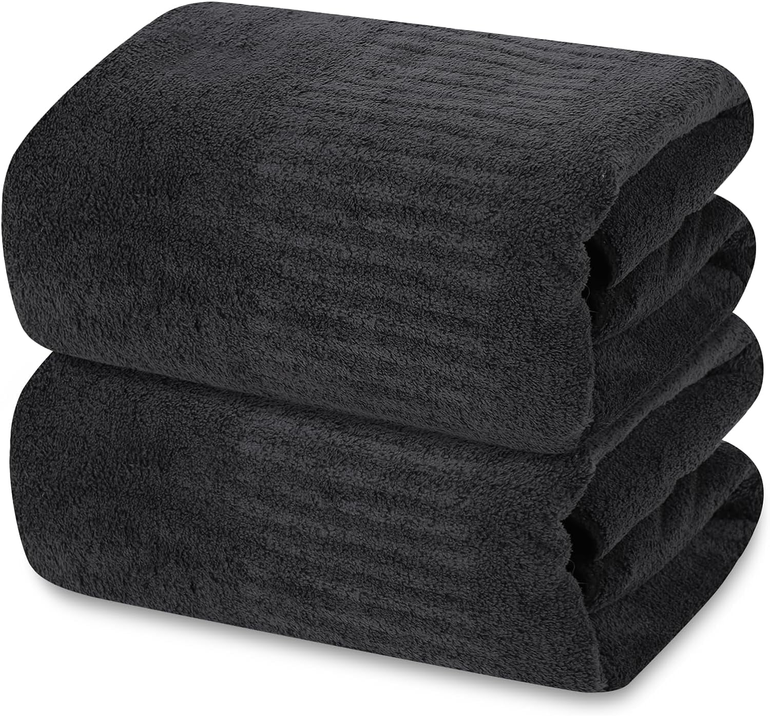 SEISSO Darkish Grey Tub Towel Set